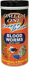 One Omegaalimento Para Pez Blood Worms Gusano