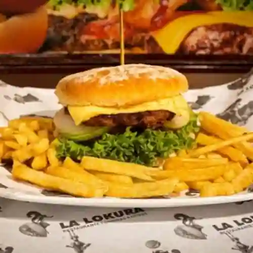 Hamburguesa M con Papa