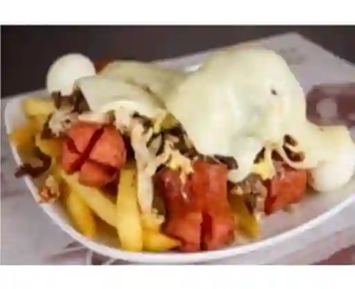 Salchipapa Super Especial