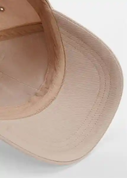 Gorra Basic Beige Talla 99 Hombre Mango