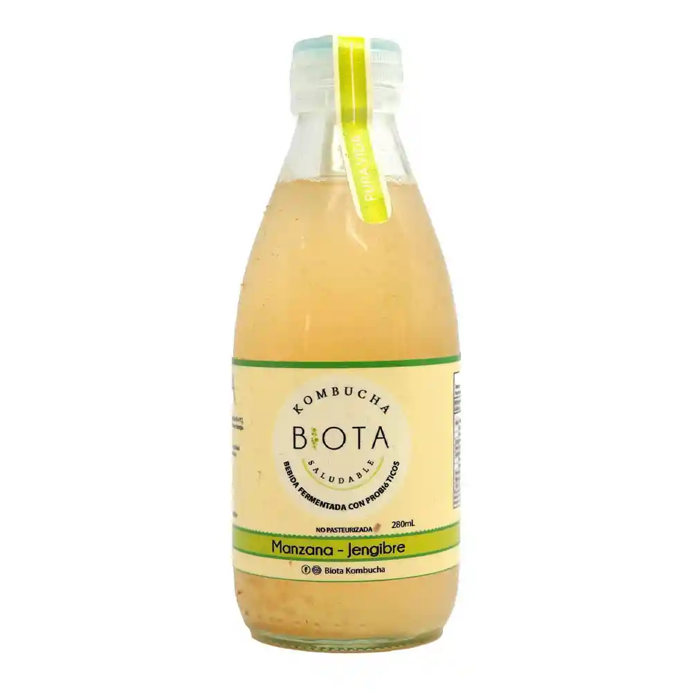 Bebida Biota Kombucha Manzana Jengibre