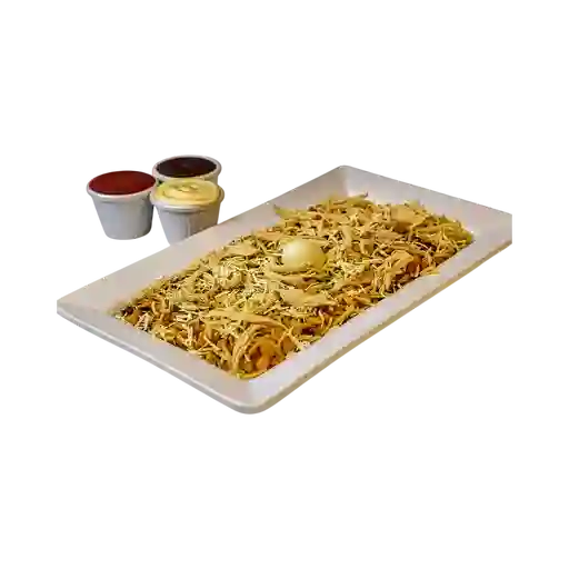 Mazorcada con Pollo Desmechado