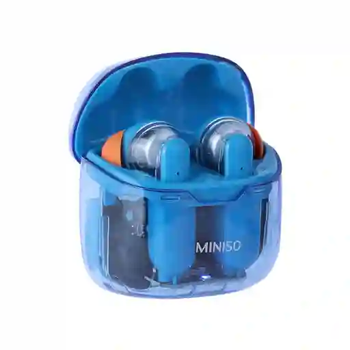 Audífonos Inalámbricos Azul Serie Miniso