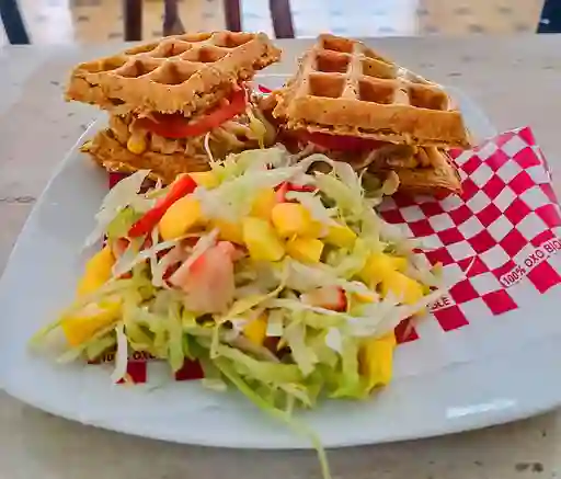 Waffle de Pollo