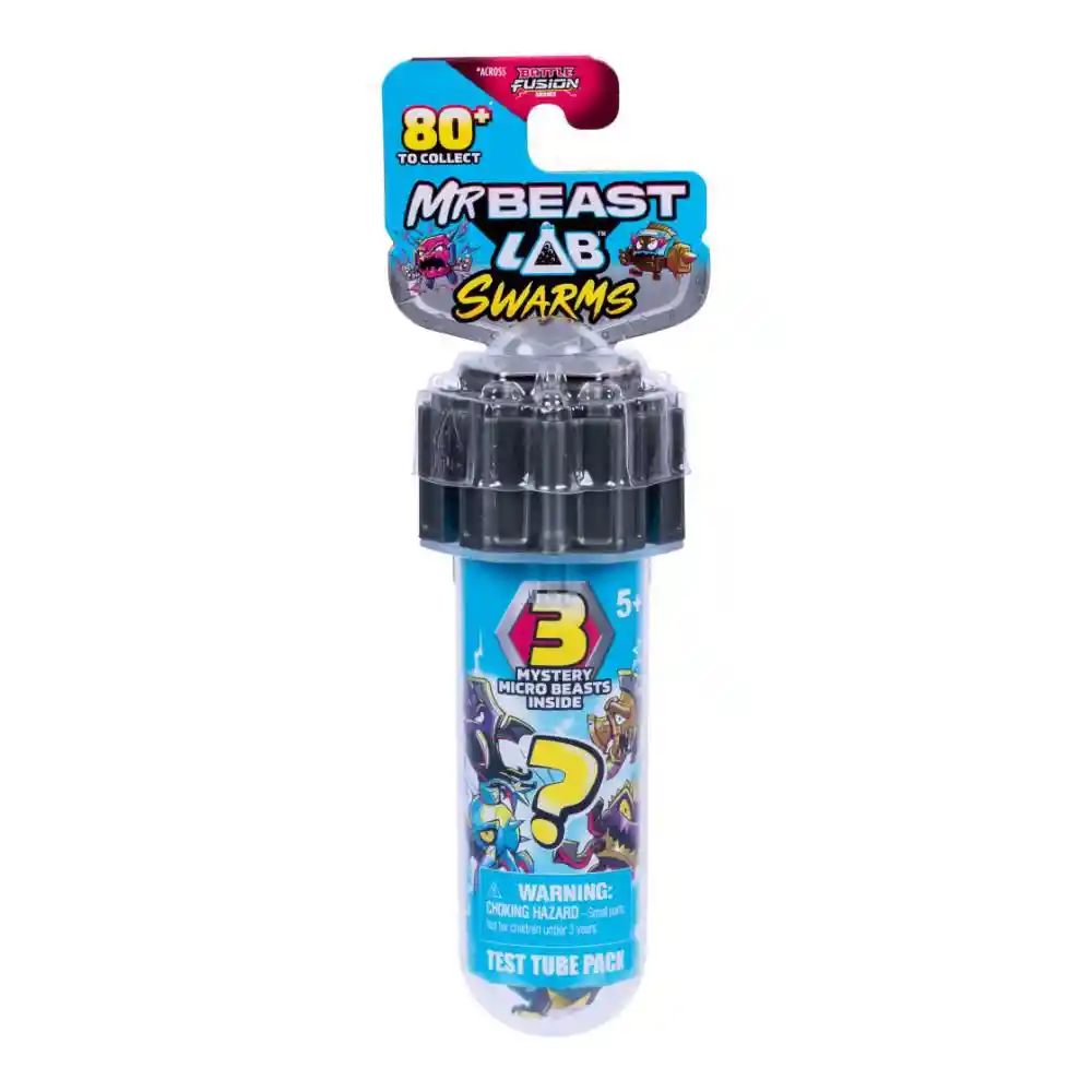 Figura Boing Toys Mrbeast Lab Swarms&nbsp S4 Tubo X3