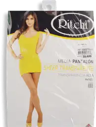  Ritchi Sheer Support Transparente XL en Color Canela
