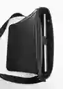 Bolso Mesenger Negro Talla 99 Hombre Mango