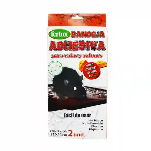 Fertox Bandeja Adhesiva Para Ratas y Ratones