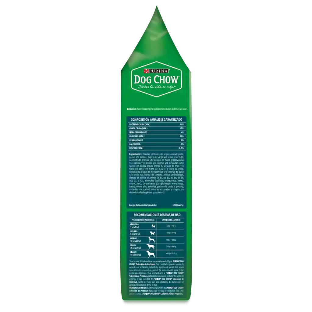 Comida para Perros Purina Dog Chow Selección Proteina Cordero x 2 kg