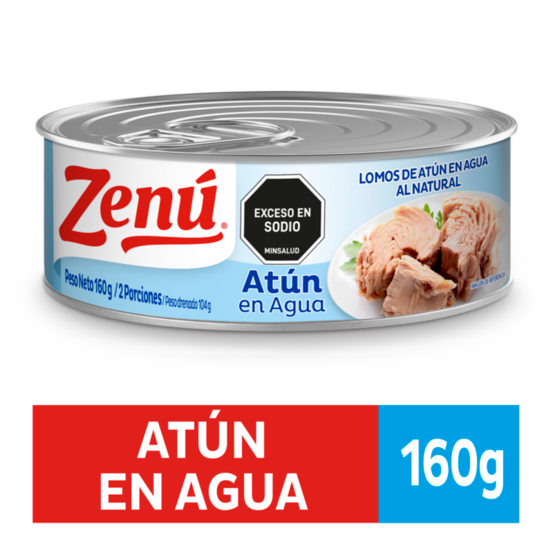 Zenú Lomo de Atún en Agua 160 g