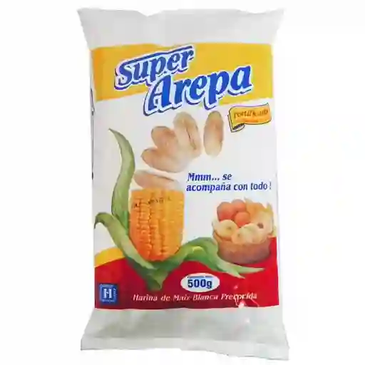 Super Arepa Harina de Maíz Blanco