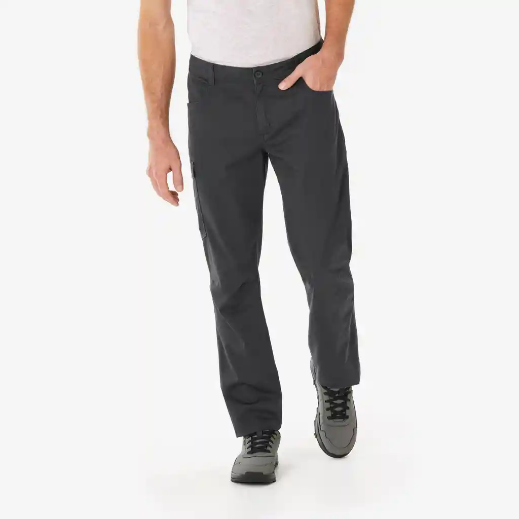 Pantalón Hombre Talla Xl Para Senderismo Nh100 Gris