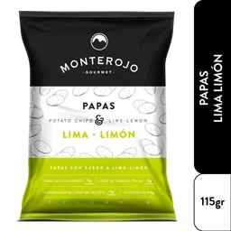 Monterojo Papas Lima Limón