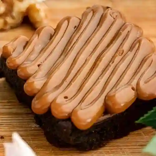 Brownie de Chocolate Sano con Arequipe