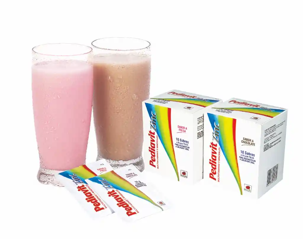 Pediavit Procaps Zinc Polvo Fresa 10 Sbs 25 Gr