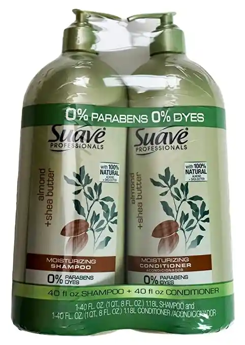 Suave Kit de Shampoo y Acondicionador Manteca de Karité