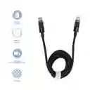Cable de Carga Tipo C a Tipo C Serie Negro Miniso