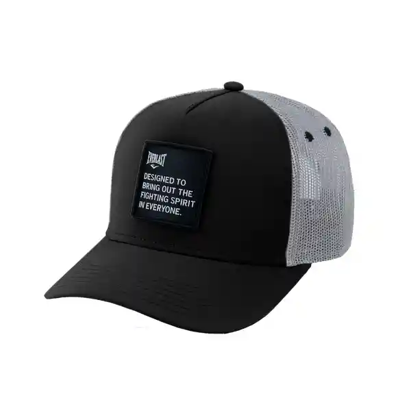 Gorra Mesh Patch Negro/Gris Everlast