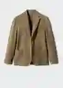 Blazer Americana Murano Khaki Talla 46 Hombre Mango