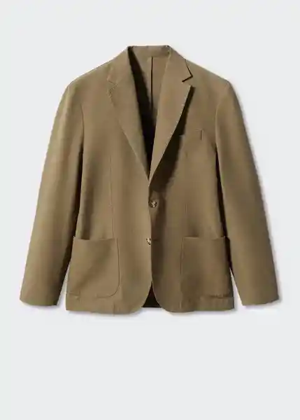 Blazer Americana Murano Khaki Talla 46 Hombre Mango