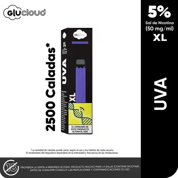 Glucloud Vape Grape Soda XL / 2500 Puff