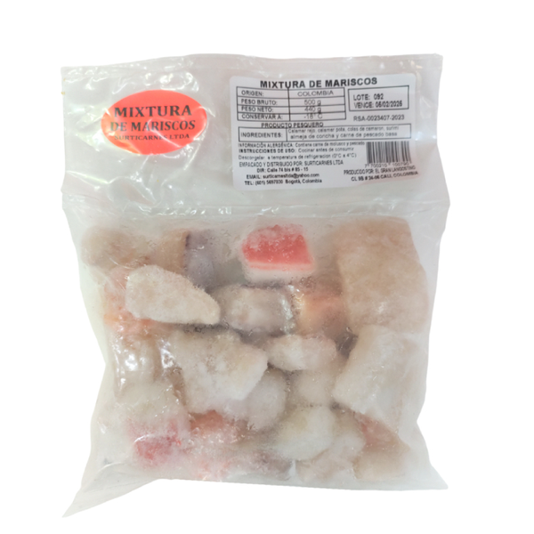 Surticarnes Mixtadura Mariscos 500 g