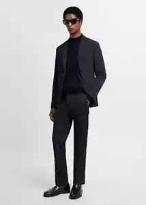 Blazer Americana Paulo Navy Talla 48 Hombre Mango