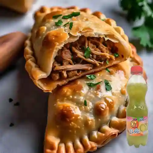 Combo Empanada de Carne + Hit Lulo 500 ml