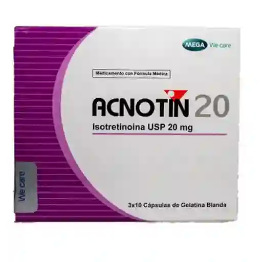Acnotin Isotretinoina (20 mg)