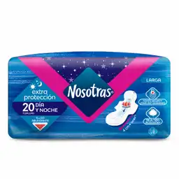Nosotras Toallas Higiénicas Extra Protección Largas