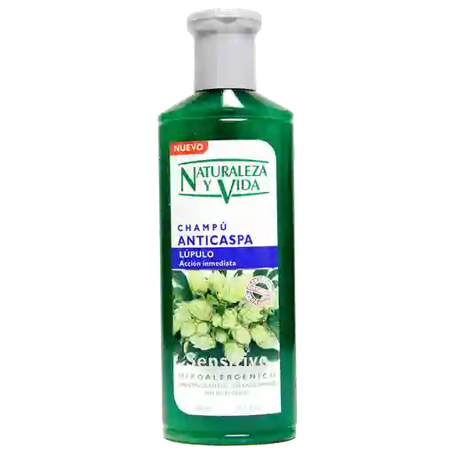 Naturaleza Vida Shampoo Anticaspa Lúpulo Sensitive