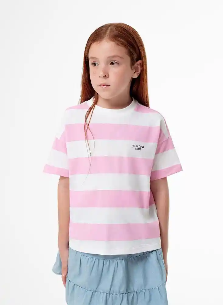 Camiseta Camiseta 4-rdo/rayas