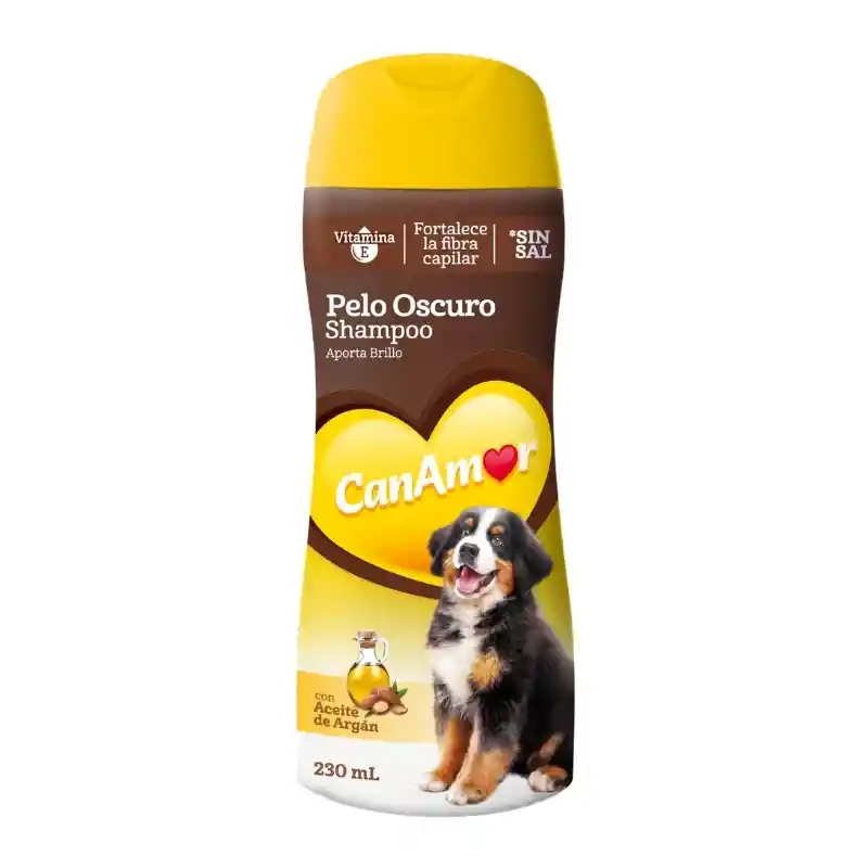 CanAmor Shampoo para Perro de Pelo Oscuro