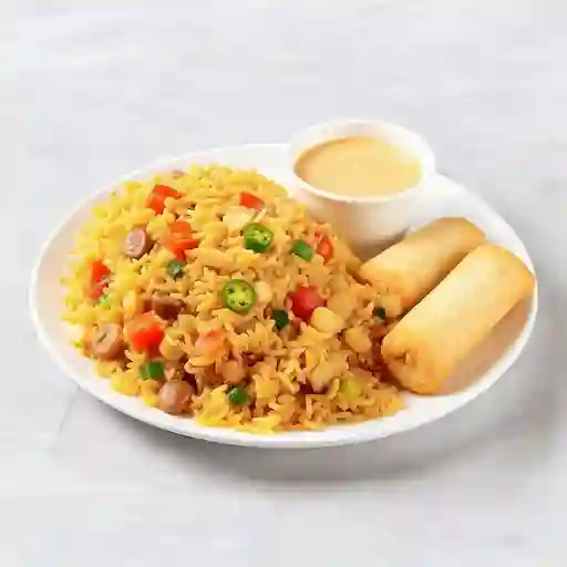 Chow fan, chow suey y lumpias