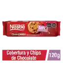 Galletas Choco Cookies NESTLÉ con cobertura y chips de chocolate x 120g