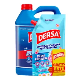 Detergente Líquido Dersa X 4000 Ml Gratis Suavizante