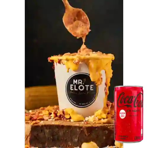 Combo Elote Desgranado + Coca Cola Sin Azúcar 235ML