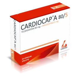 Cardiocap A Telmisartan/Amlodipino (80 mg / 5 mg)