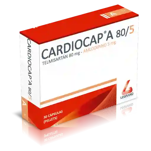 Cardiocap A Telmisartan/Amlodipino (80 mg / 5 mg)