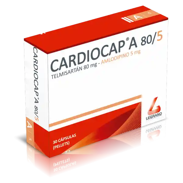 Cardiocap A Telmisartan/Amlodipino (80 mg / 5 mg)