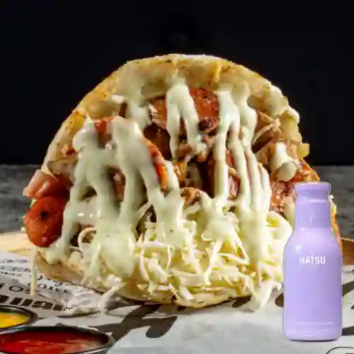 Combo Arepa Choributy + Te Hatsu Lila 400 ml