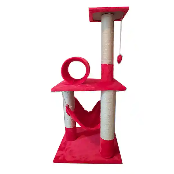 Yummypet Gimnasio Para Gato 5 Niveles Rojo