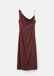 Vestido Wedy Granate Talla M Mujer Mango
