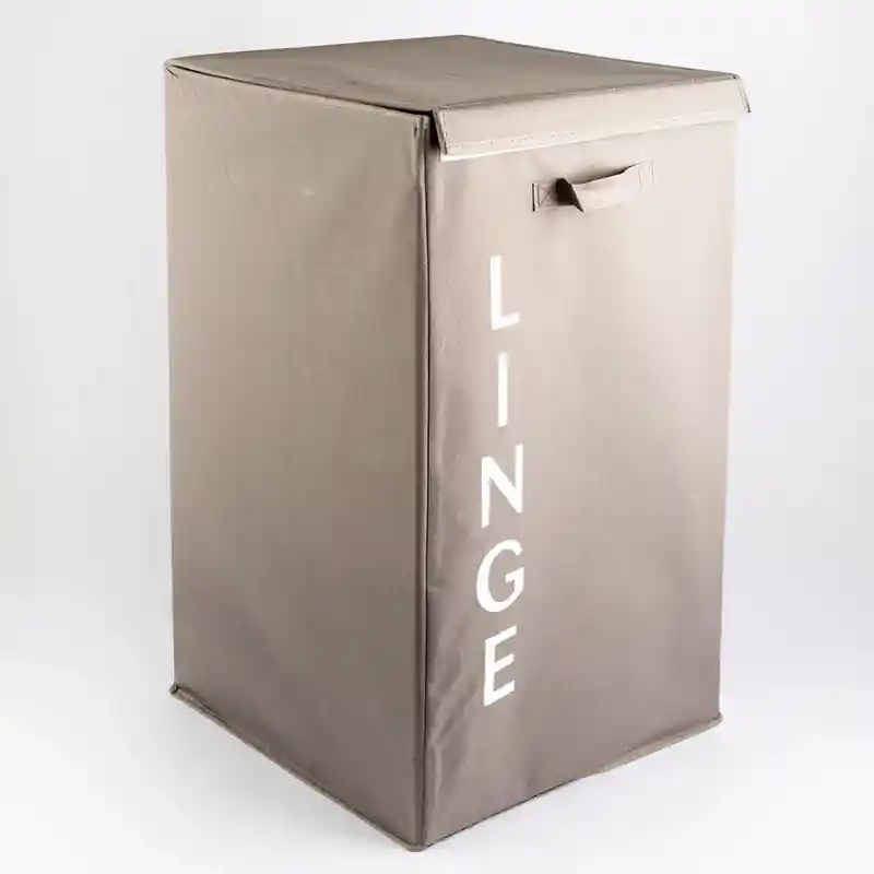 5Five Cesta Ropa Taupe Plegable 05667