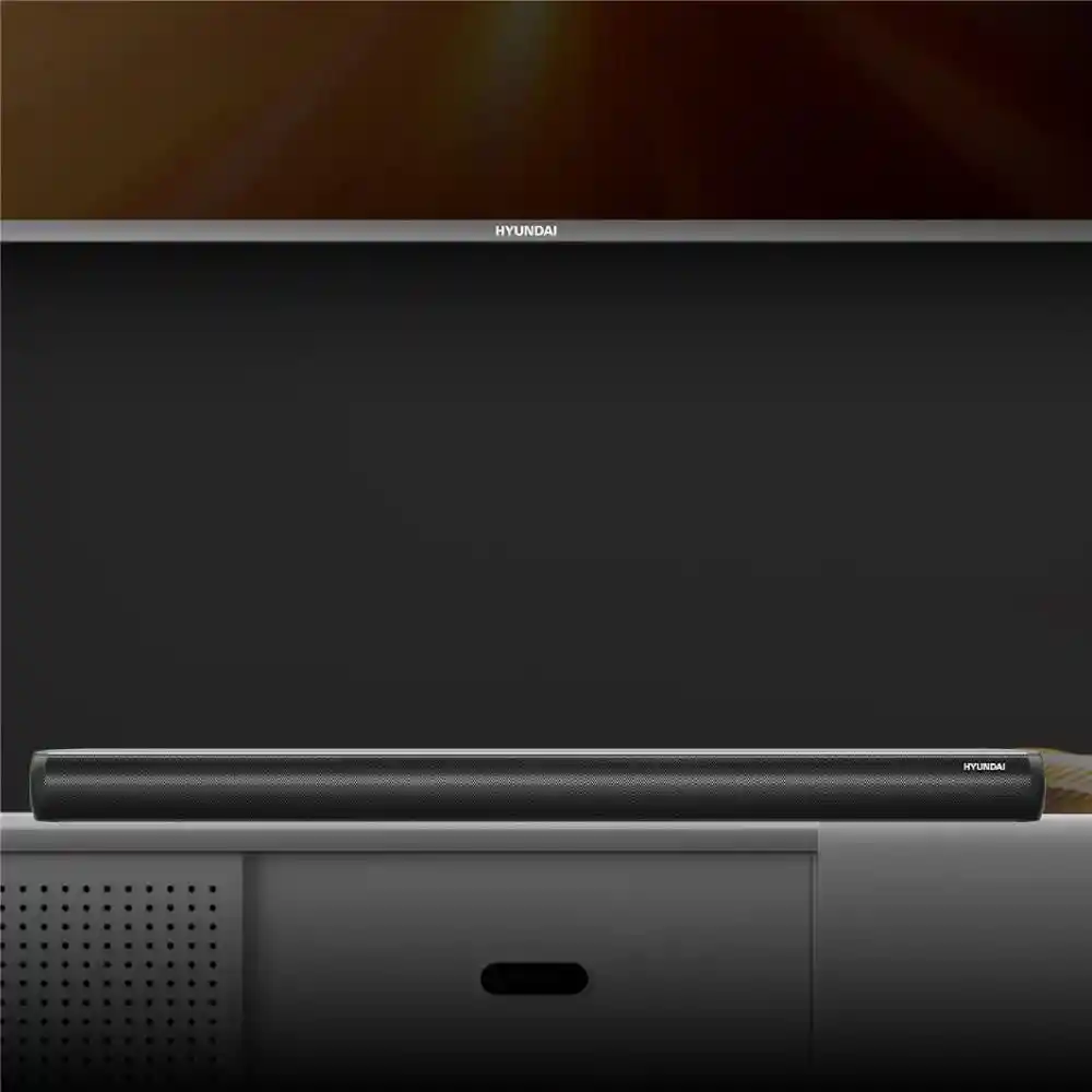 Barra de Sonido Hyundai 80 W 2.0 4 Parlantes Con Potencia de 80w Negro