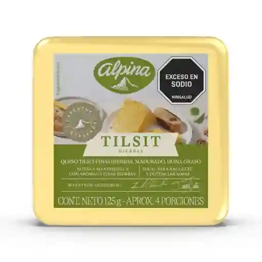 Queso Tilsit Alpina Finas Hierbas (125 Gr)
