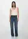 Top Crew Offwhite Talla S Mujer Mango