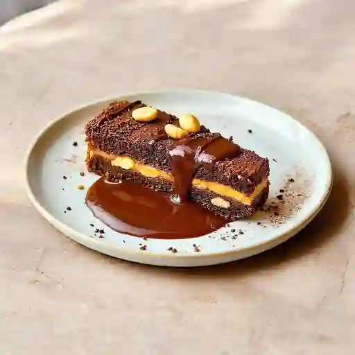 Porcion Torta Snickers