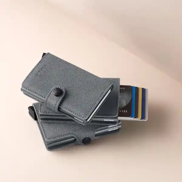 Secrid Billetera Mini Carbón Color Gris