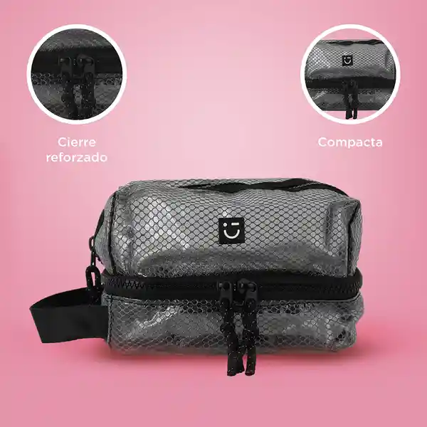 Cosmetiquera Unisex Serie Roja y Negro Miniso